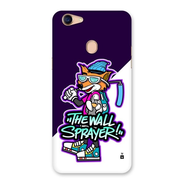 The Wall Sprayer Back Case for Oppo F5 Youth