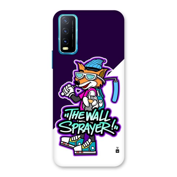 The Wall Sprayer Back Case for Vivo Y12s