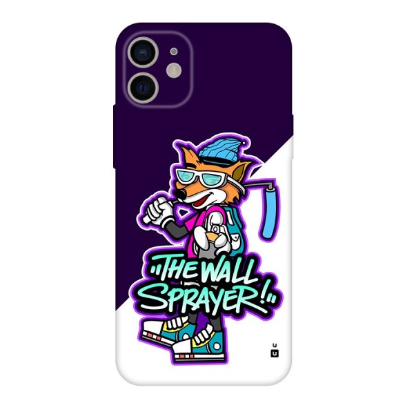 The Wall Sprayer Back Case for iPhone 11