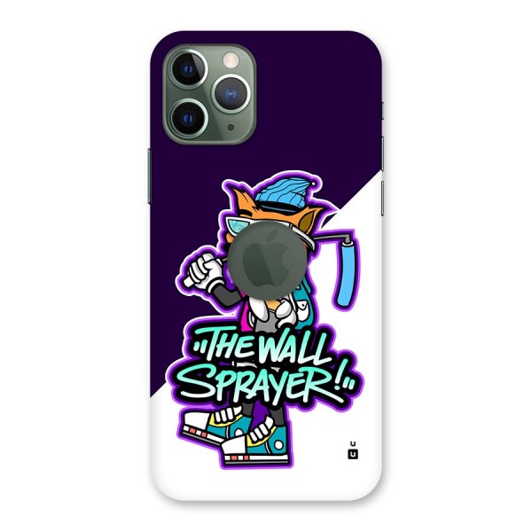 The Wall Sprayer Back Case for iPhone 11 Pro Logo Cut