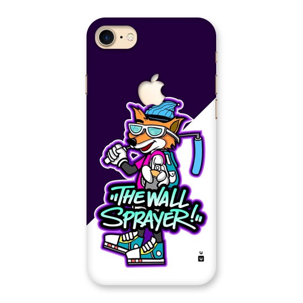 The Wall Sprayer Back Case for iPhone 7 Apple Cut