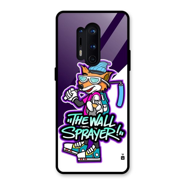 The Wall Sprayer Glass Back Case for OnePlus 8 Pro
