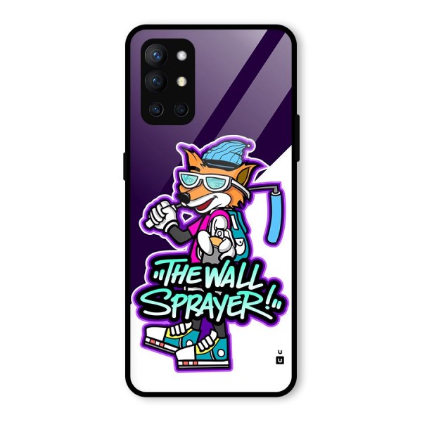 The Wall Sprayer Glass Back Case for OnePlus 9R
