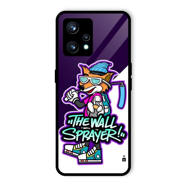 The Wall Sprayer Glass Back Case for Realme 9 Pro Plus 5G