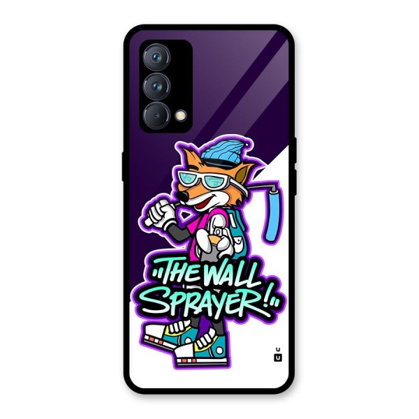 The Wall Sprayer Glass Back Case for Realme GT Master Edition