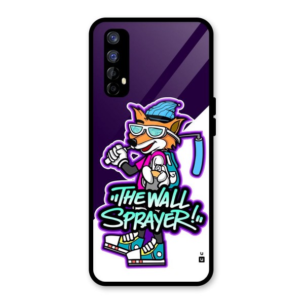 The Wall Sprayer Glass Back Case for Realme Narzo 20 Pro