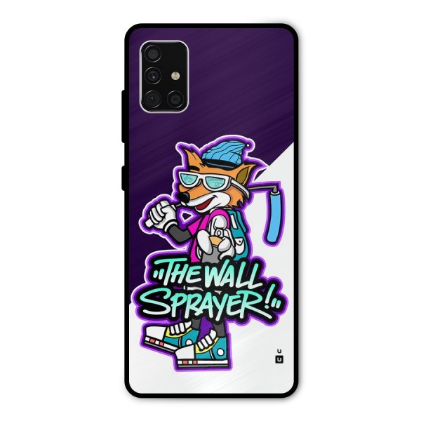 The Wall Sprayer Metal Back Case for Galaxy A51