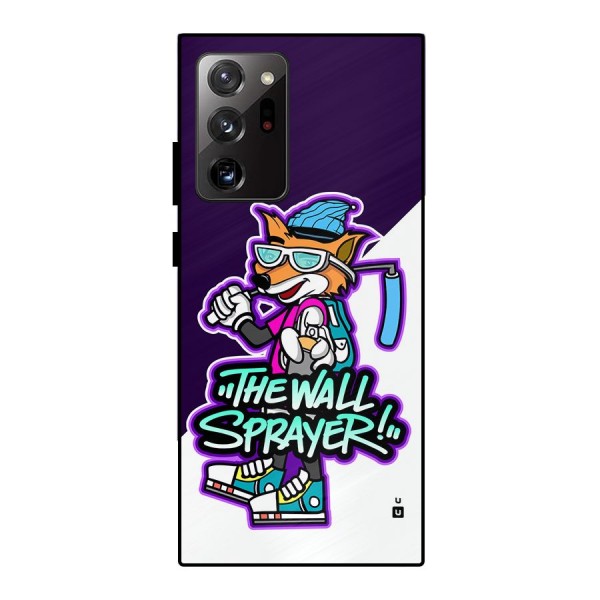 The Wall Sprayer Metal Back Case for Galaxy Note 20 Ultra
