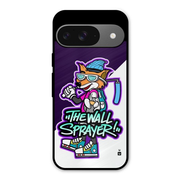 The Wall Sprayer Metal Back Case for Google Pixel 9