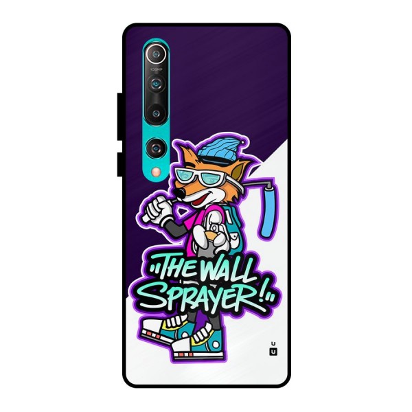 The Wall Sprayer Metal Back Case for Mi 10