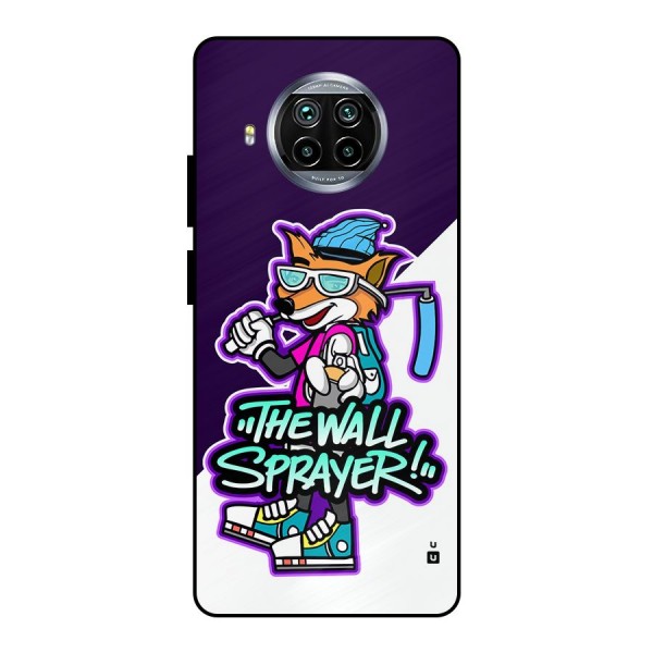The Wall Sprayer Metal Back Case for Mi 10i