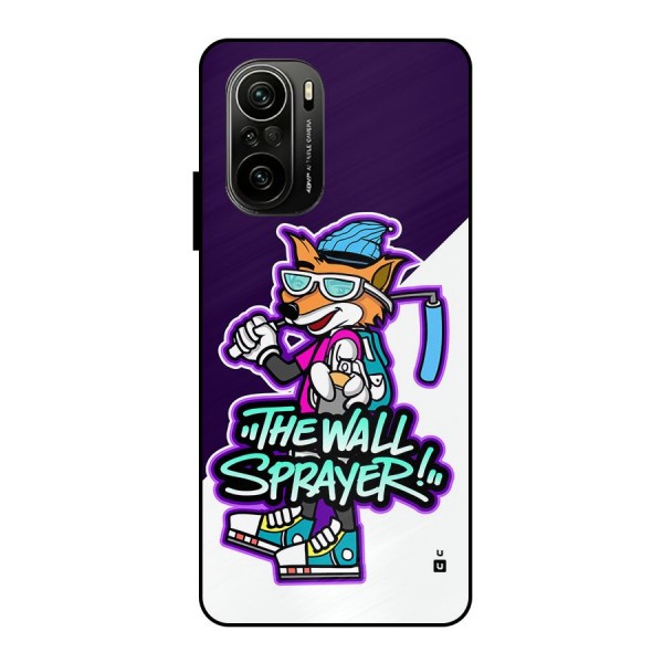 The Wall Sprayer Metal Back Case for Mi 11X Pro