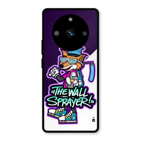 The Wall Sprayer Metal Back Case for Realme 11 Pro Plus
