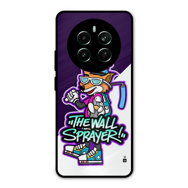 The Wall Sprayer Metal Back Case for Realme 12 Pro Plus
