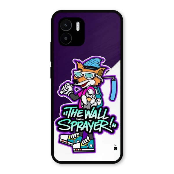 The Wall Sprayer Metal Back Case for Redmi A1