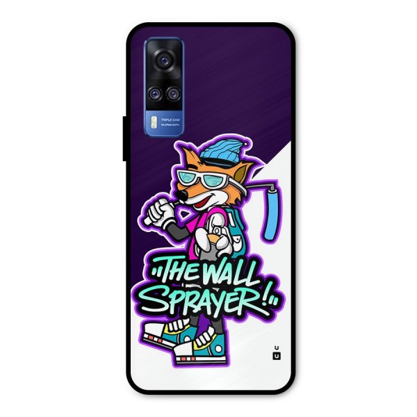 The Wall Sprayer Metal Back Case for Vivo Y31