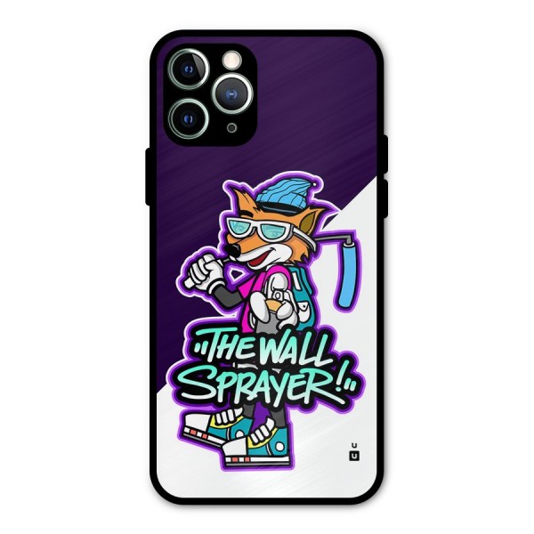 The Wall Sprayer Metal Back Case for iPhone 11 Pro Max