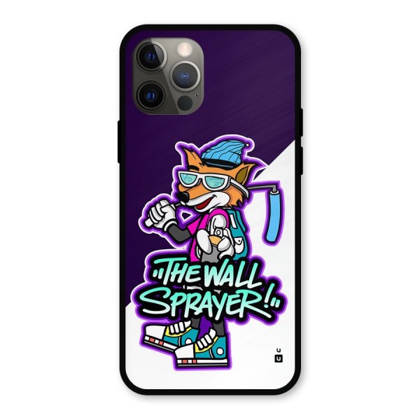 The Wall Sprayer Metal Back Case for iPhone 12 Pro
