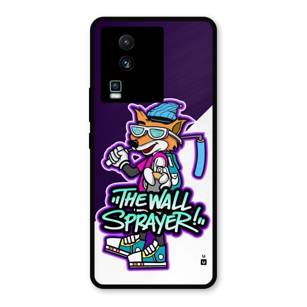 The Wall Sprayer Metal Back Case for iQOO Neo 7
