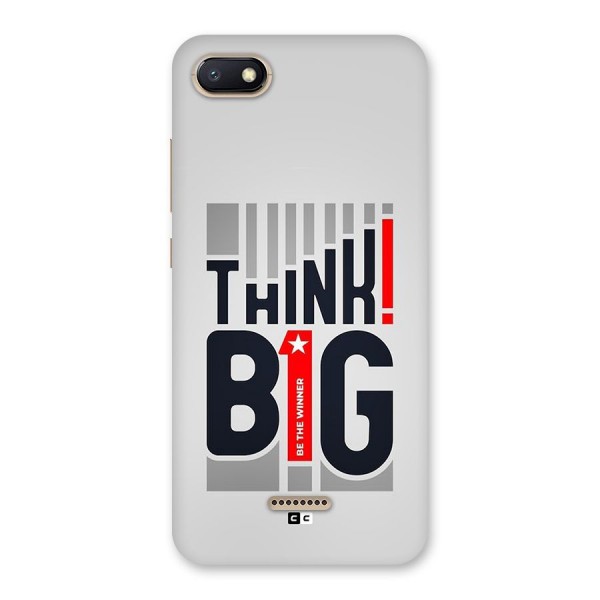 Think Big Back Case for Redmi 6A