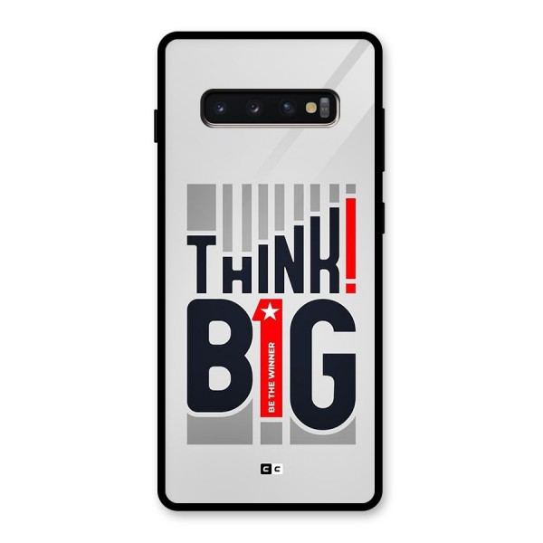 Think Big Glass Back Case for Galaxy S10 Plus