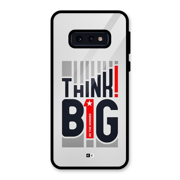Think Big Glass Back Case for Galaxy S10e