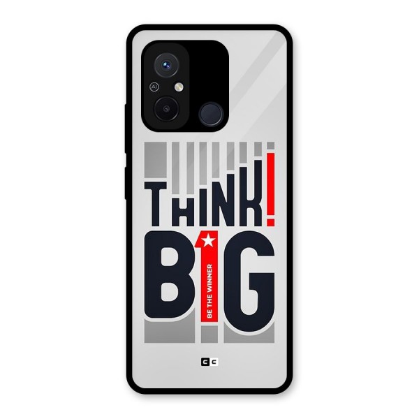 Think Big Glass Back Case for Redmi 12C
