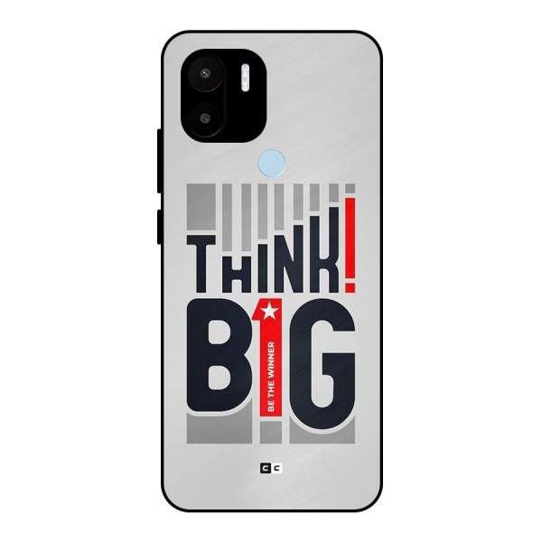 Think Big Metal Back Case for Redmi A1 Plus