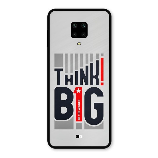Think Big Metal Back Case for Redmi Note 10 Lite
