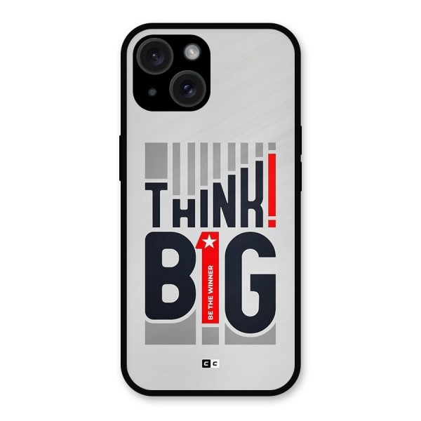 Think Big Metal Back Case for iPhone 15