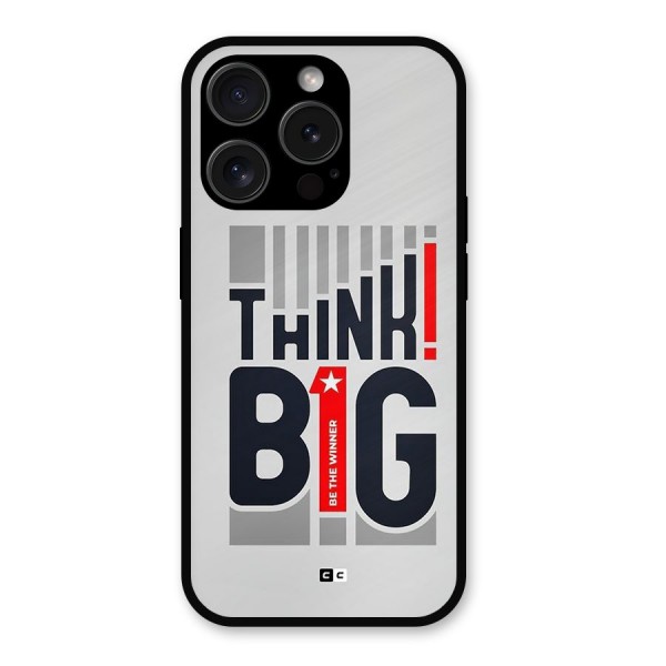 Think Big Metal Back Case for iPhone 15 Pro