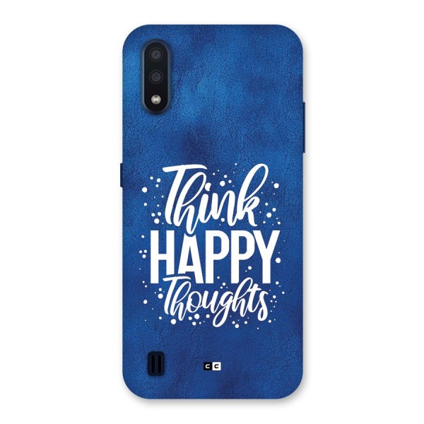 Think Happy Thoughts Back Case for Galaxy M01