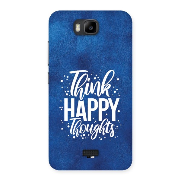 Think Happy Thoughts Back Case for Honor Bee