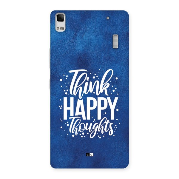 Think Happy Thoughts Back Case for Lenovo K3 Note