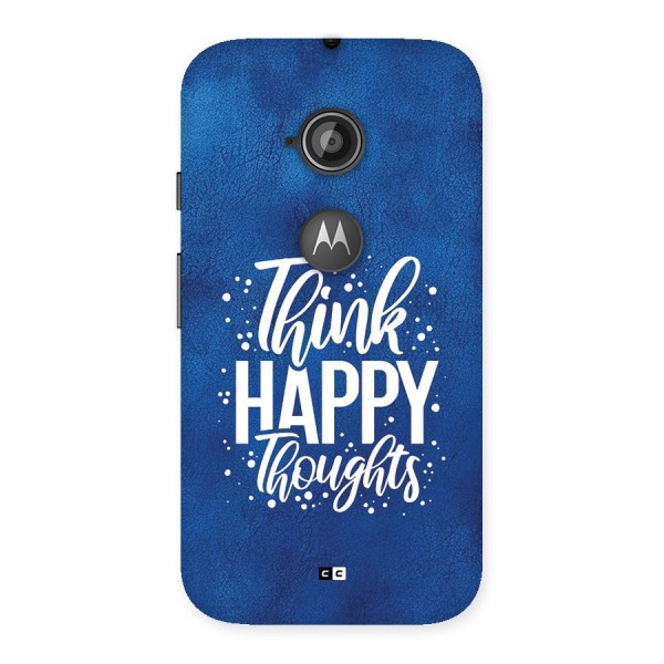 Think Happy Thoughts Back Case for Moto E 2nd Gen