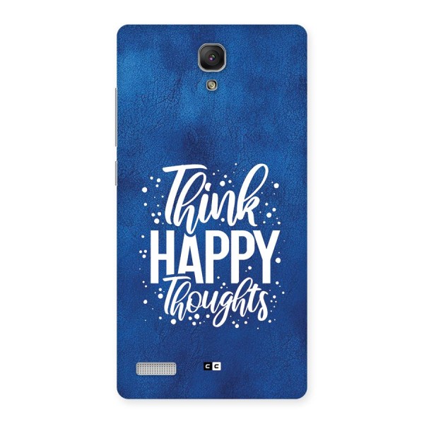 Think Happy Thoughts Back Case for Redmi Note