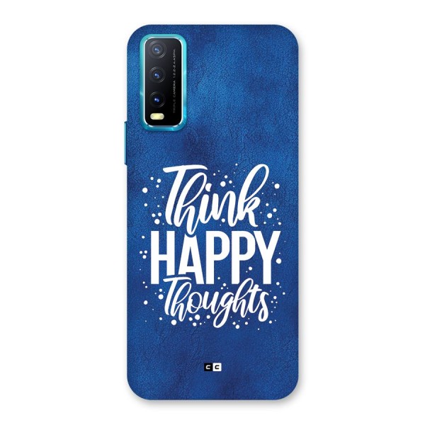 Think Happy Thoughts Back Case for Vivo Y12s