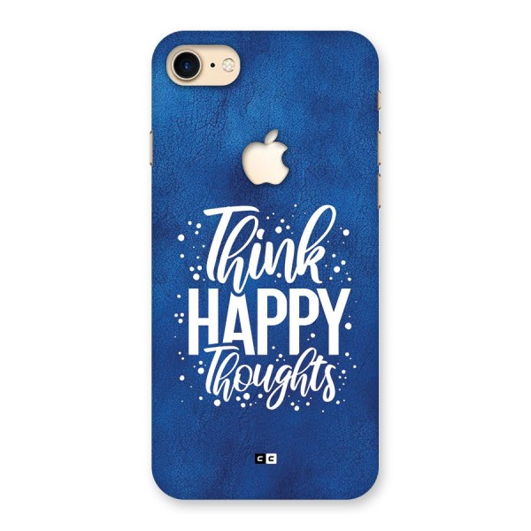 Think Happy Thoughts Back Case for iPhone 7 Apple Cut