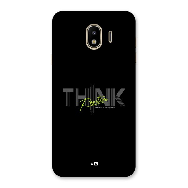 Think Positive Only Back Case for Galaxy J4