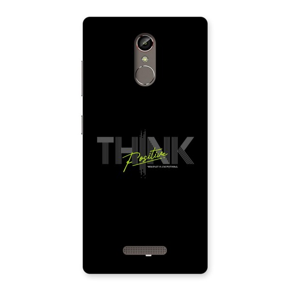 Think Positive Only Back Case for Gionee S6s