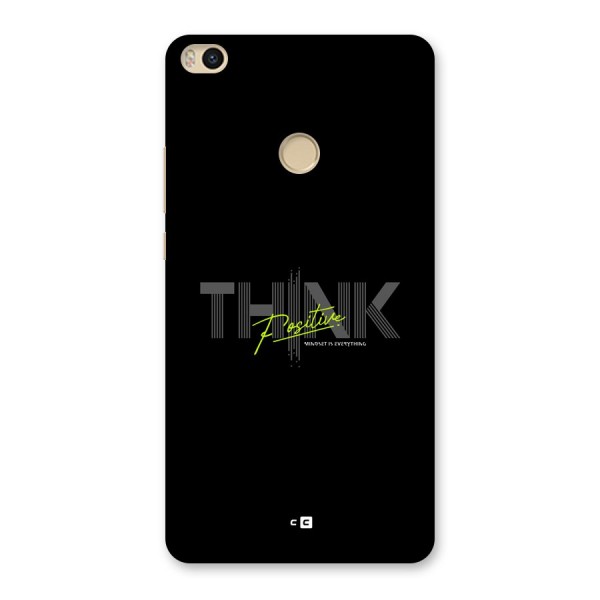 Think Positive Only Back Case for Mi Max 2