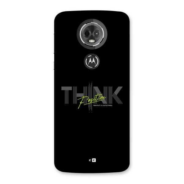 Think Positive Only Back Case for Moto E5 Plus