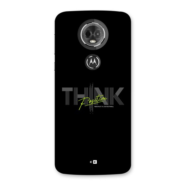 Think Positive Only Back Case for Moto E5 Plus