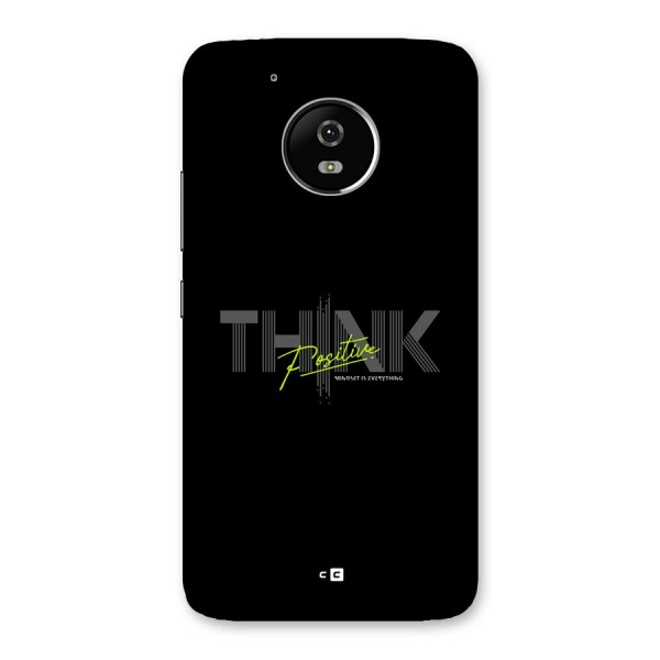 Think Positive Only Back Case for Moto G5