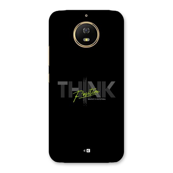 Think Positive Only Back Case for Moto G5s