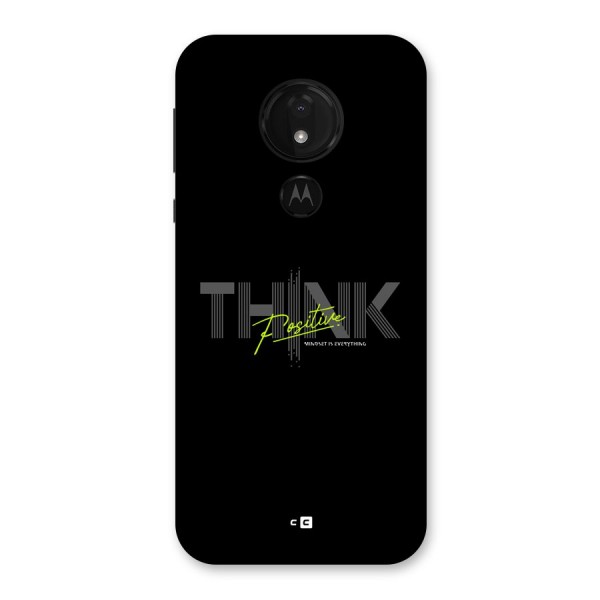 Think Positive Only Back Case for Moto G7 Power