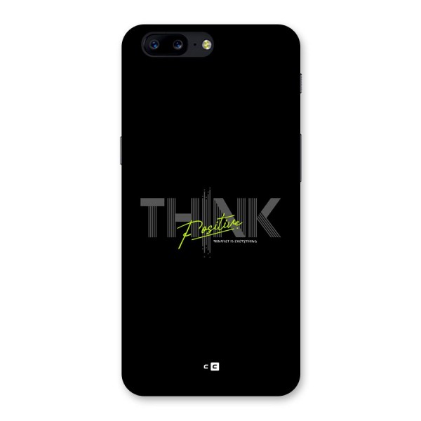 Think Positive Only Back Case for OnePlus 5
