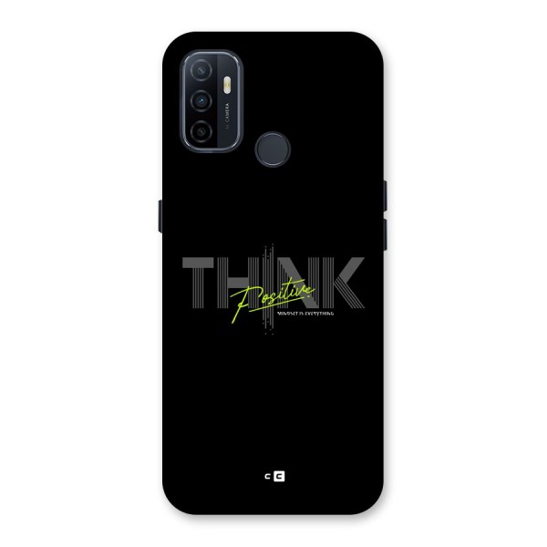 Think Positive Only Back Case for Oppo A32