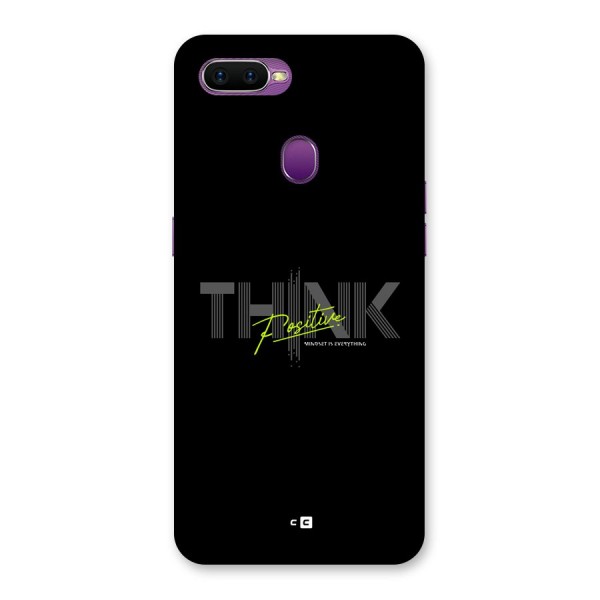 Think Positive Only Back Case for Oppo F9