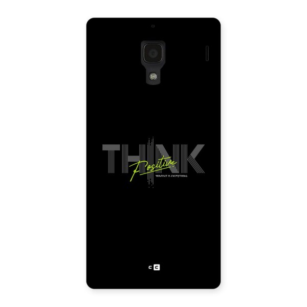 Think Positive Only Back Case for Redmi 1s